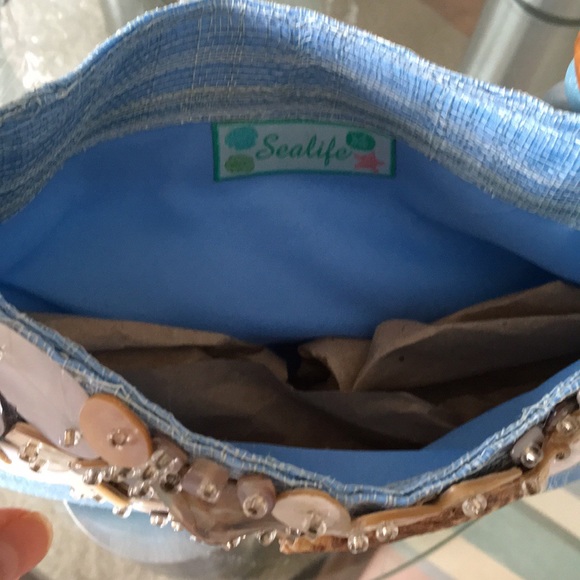 Sealife seashell purse. New - Picture 2 of 2